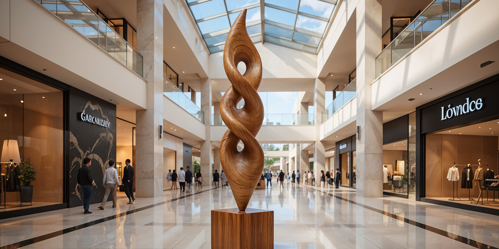 Eye-catching art for customer engagement.
