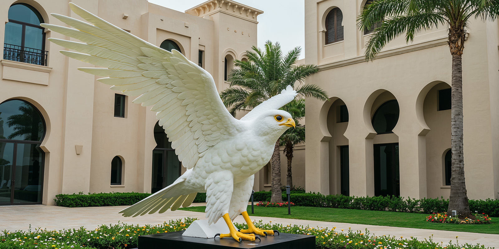 Custom sculptures for private gardens and entrances.